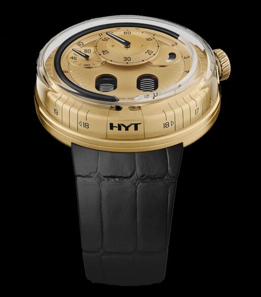 Buy Fake HYT H0 Gold 048-GD-94-NF-CR watch Buy Fake HYT H0 Gold 048-GD-94-NF-CR watch